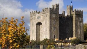 A long shot of the Bunratty Castle