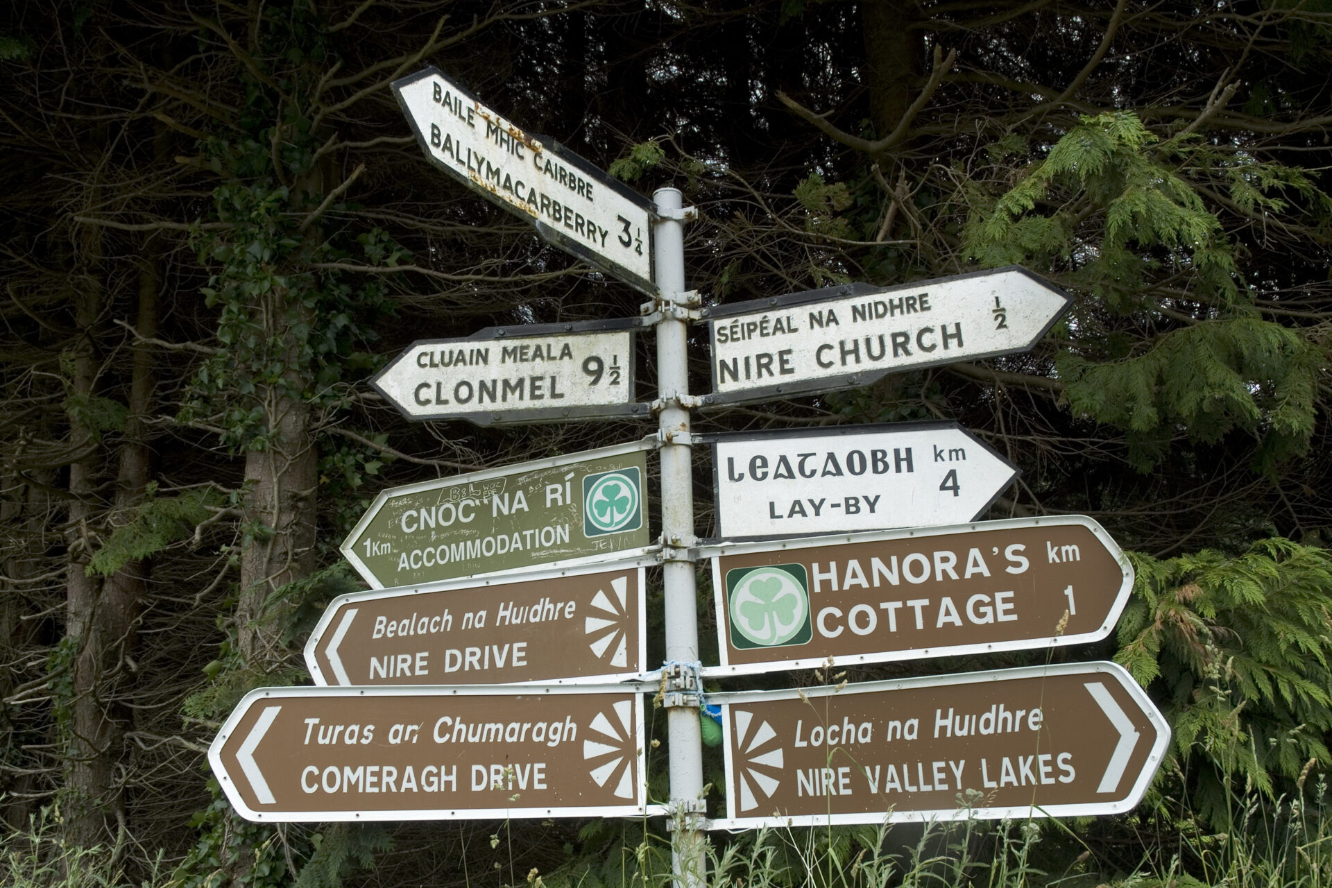 Nire Valley Sign Post_master