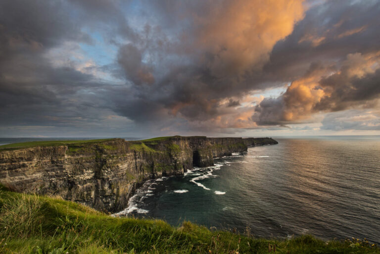 The Cliffs Of Moher at evening time