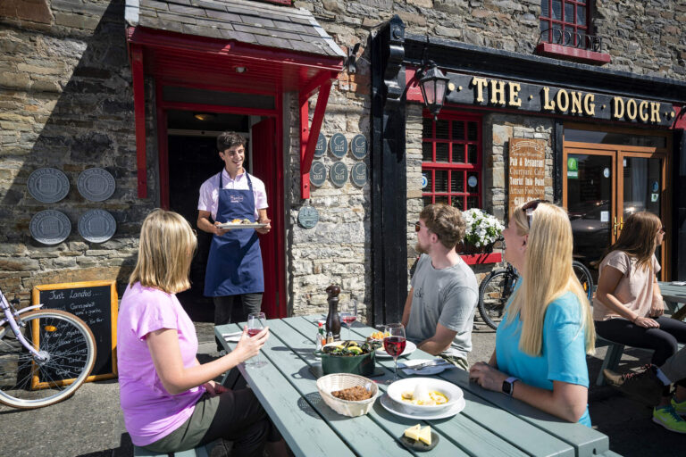 Carrigaholt, County Clare, Ireland. Carrigaholt is a small fishing village on the Loop Head Peninsula and part of the Wild Atlantic Way